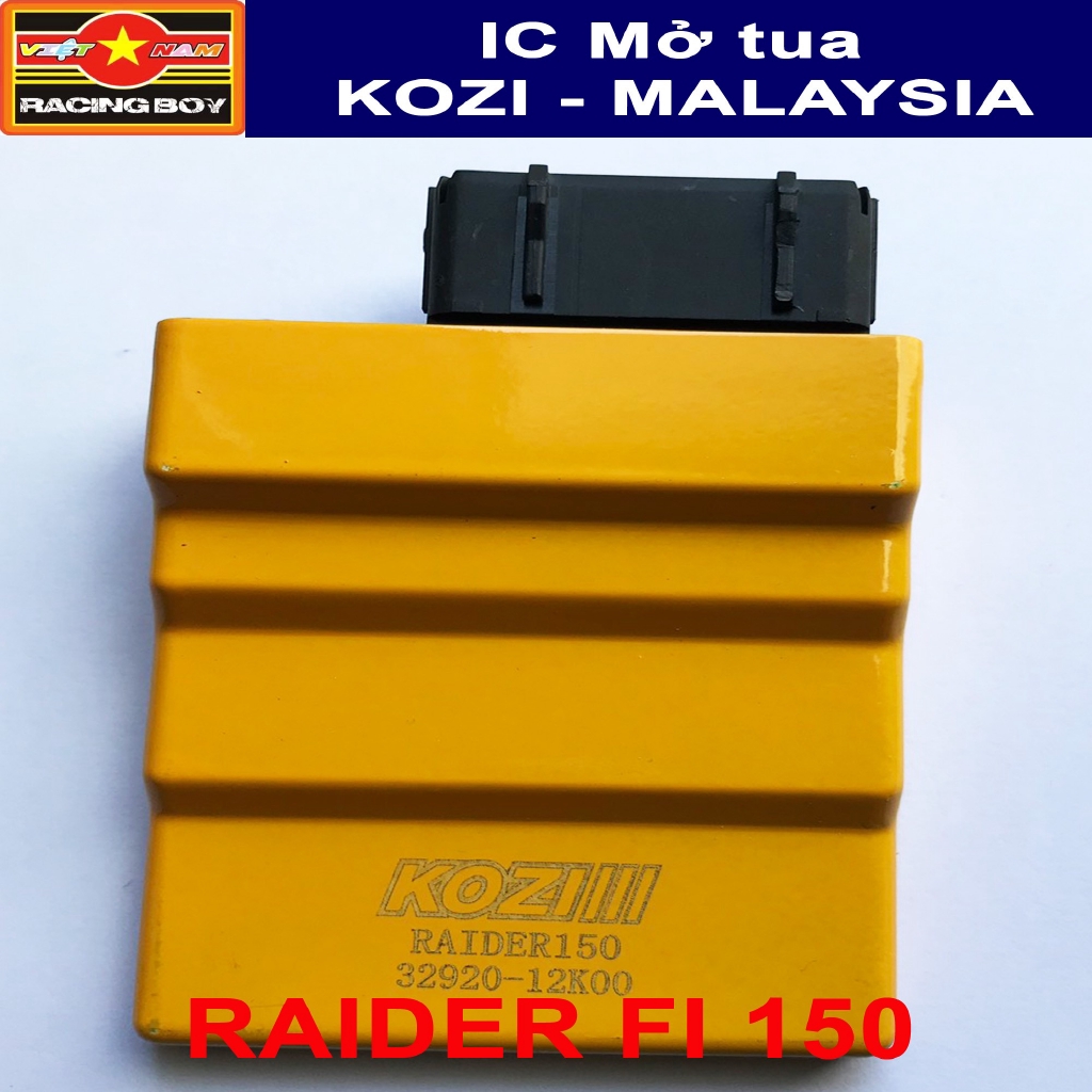 ECU mở tua Raider FI và Satria FI - KOZI MALAYSIA