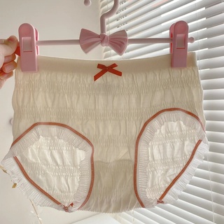 Quần lót cotton tam giác lưng vừa không đường may thoáng khí dành cho nữ
