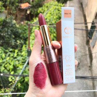 Son o.two.o 2in1 (thỏi & kem)