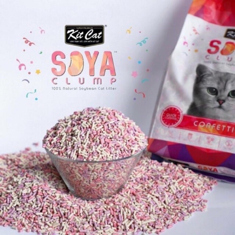 Cát đậu nành Soya Kitcat túi 7 lít khoảng 2,8kg