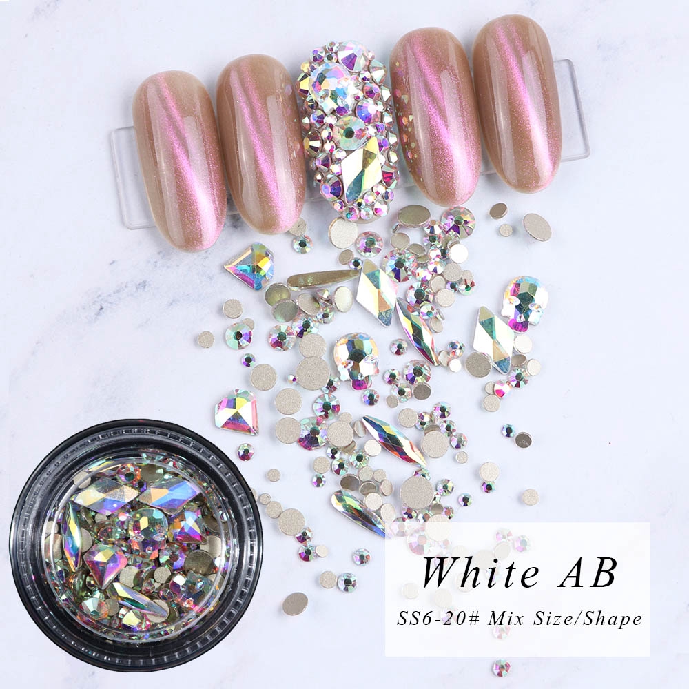 [Hàng mới về] Hộp phụ kiện 3d trang trí móng tay độc đáo