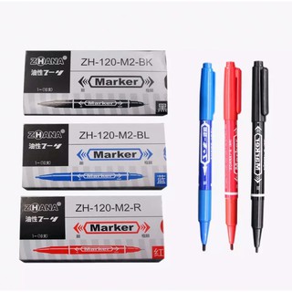 Bút vẽ hình xăm 2 đầu hộp 10 cái