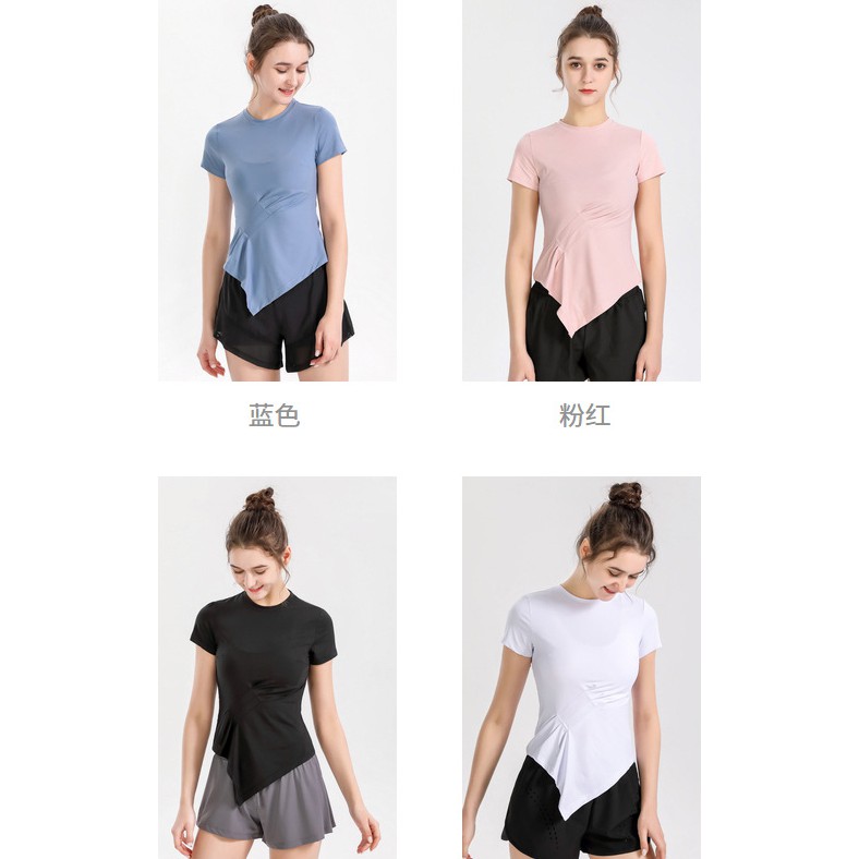 【High quality】Ready Stock Yoga gym Loose and breathable gym Sport Running Sportswear