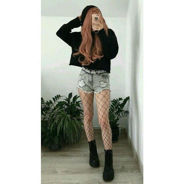Quần Tất Mắt Lưới,.