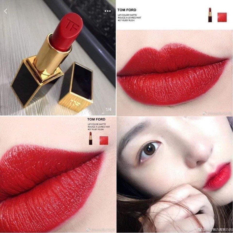 Son đỏ TF Ruby Rush 07 đẳng cấp mọi thời đại