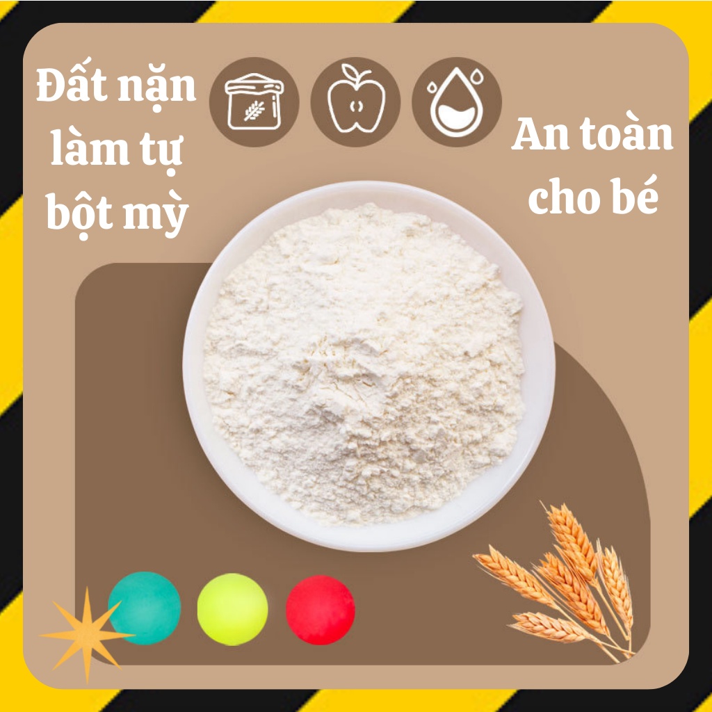 Đồ Chơi Bánh Kem Sinh Nhật Nhiều Tầng Kết Hợp Khuôn Làm Bánh Hamburger, Hoa Quả, Cơm Nắm Từ Đất Nặn Dành Cho Bé
