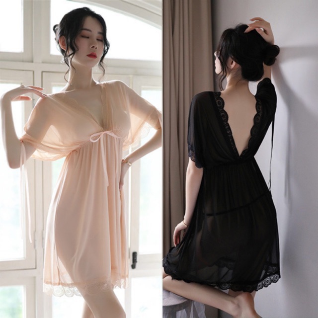 Váy ngủ sexy cao cấp KELLY WANG SX091