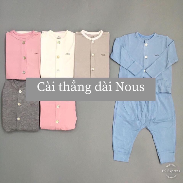 Bộ cài thẳng dài petit Newborn Nous