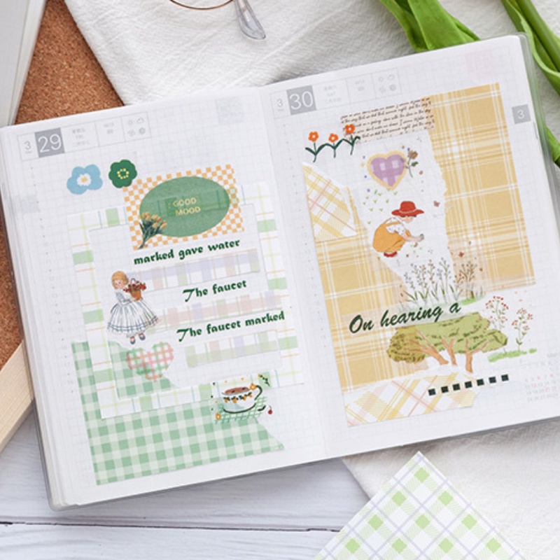 Set 100 Tờ Giấy Ghi Chú Phong Cách Hàn Quốc