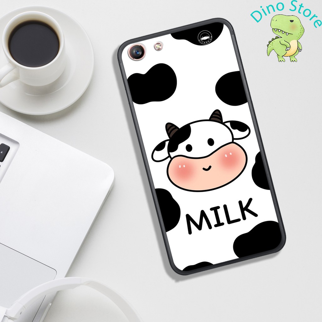 [Free Thêm Tên/Ngày Sinh/SĐT] ỐP LƯNG UV OPPO A59/F1S/F3 PLUS/F3, IN HÌNH CHÚ BÒ SỮA CUTE.