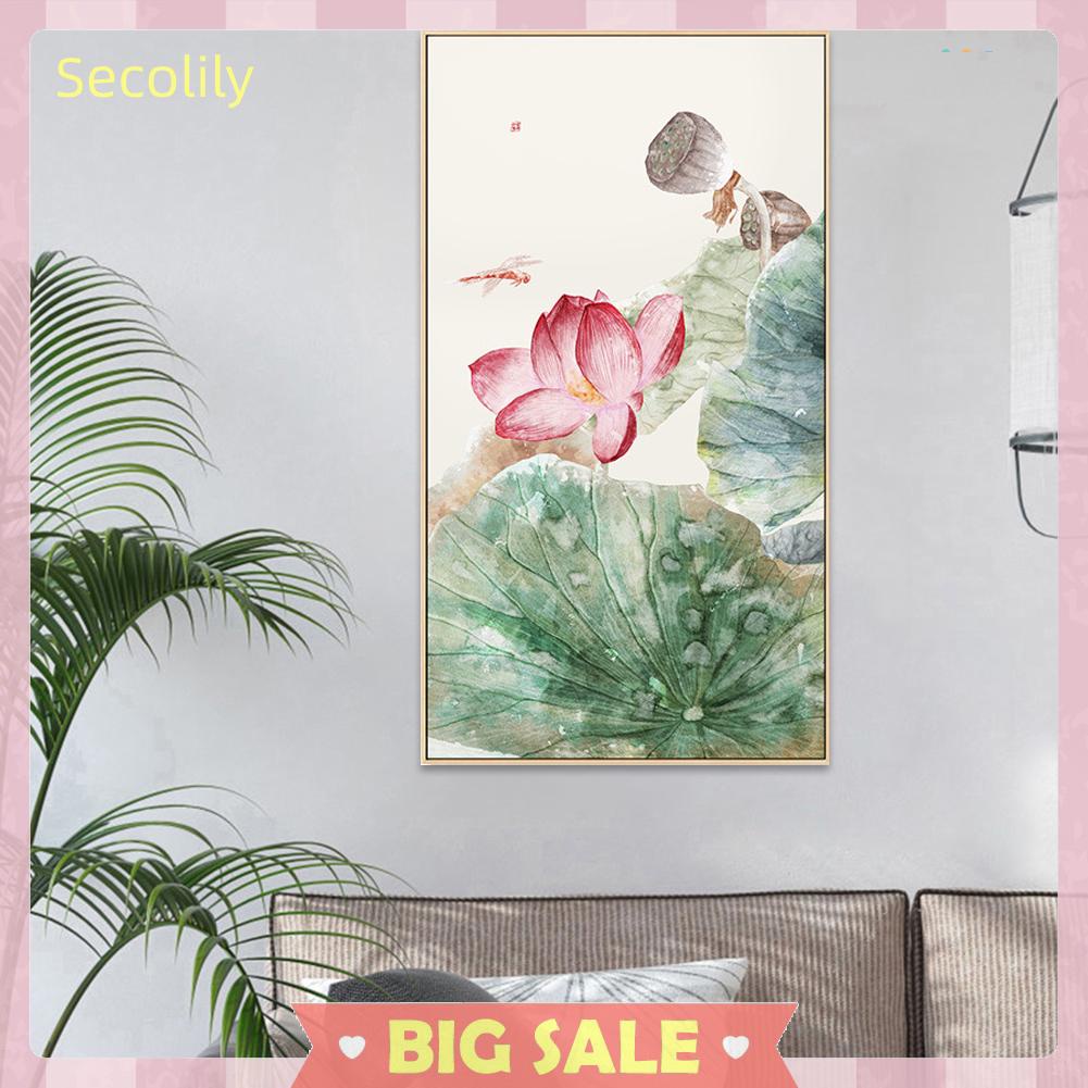 Bộ Tranh Thêu Chữ Thập Tự Làm Hình Hoa Sen 11CT