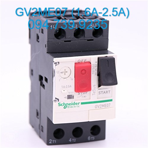 Aptomat Bảo Vệ Đông Cơ Schneider - GV2ME07 (1.6A-2.5A)