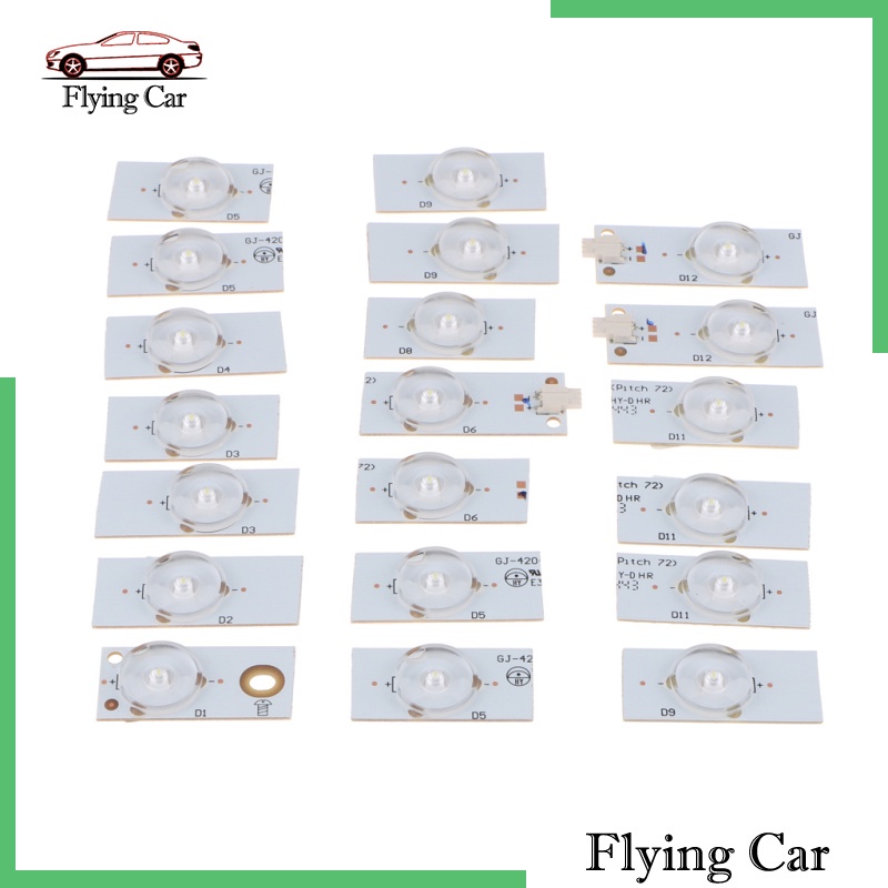 [giá giới hạn] 20pc 6V SMD Lamp Beads with Optical Lens Fliter for 32-65 inch LED TV Repair | BigBuy360 - bigbuy360.vn