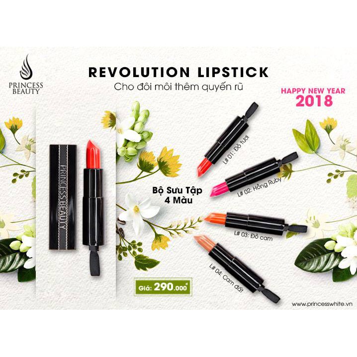 SON MÔI REVOLUTION LIPSTICK - PRINCESS BEAUTY