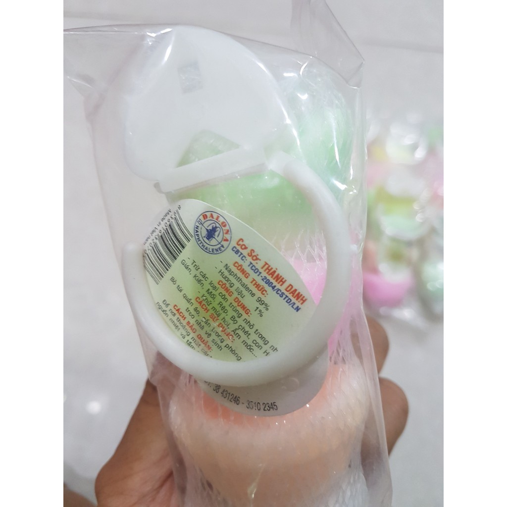 Long não hình thỏi vàng túi lưới treo đủ màu, 4 thỏi 1 túi