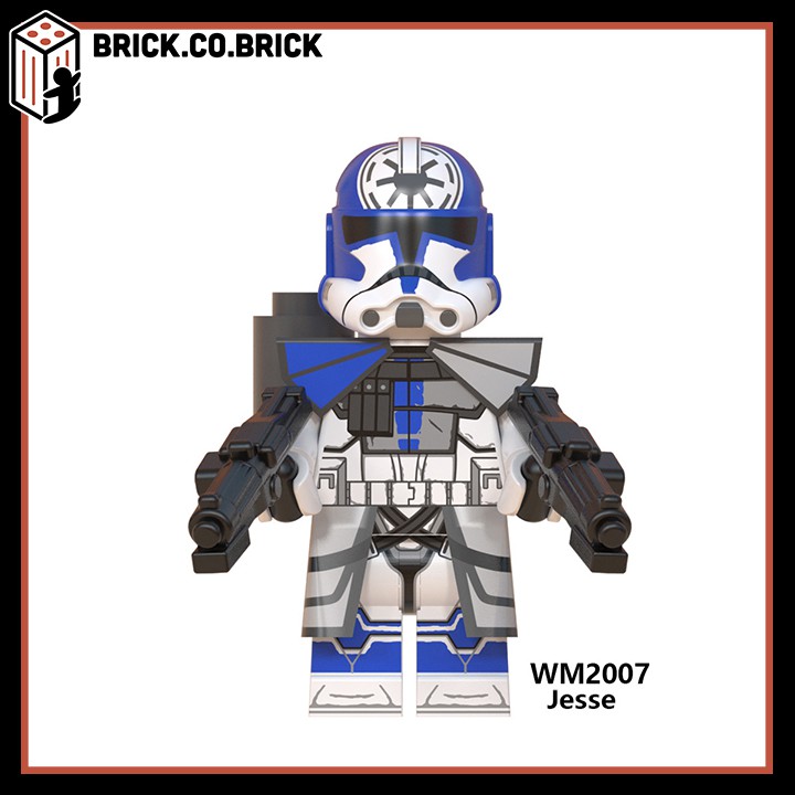 WM6095 - Đồ chơi lắp ráp mô hình minifigure non lego Star Wars- Chiến tranh giữa các vì sao- Darth Maul -Bo Katan- Echo