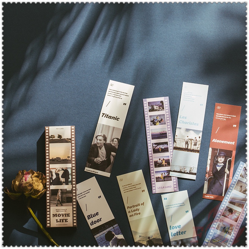 ❀ Bookmark Phim Life Series ❀ Set 30 Bút Đánh Dấu Trang Sách Nhiều Họa Tiết