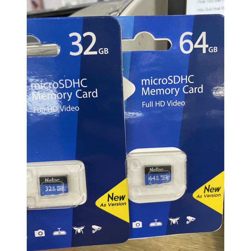 Thẻ nhớ Netac MicroSD 32GB 64GB class10