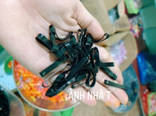 1kg nịt chun buộc tóc ( đen và màu )