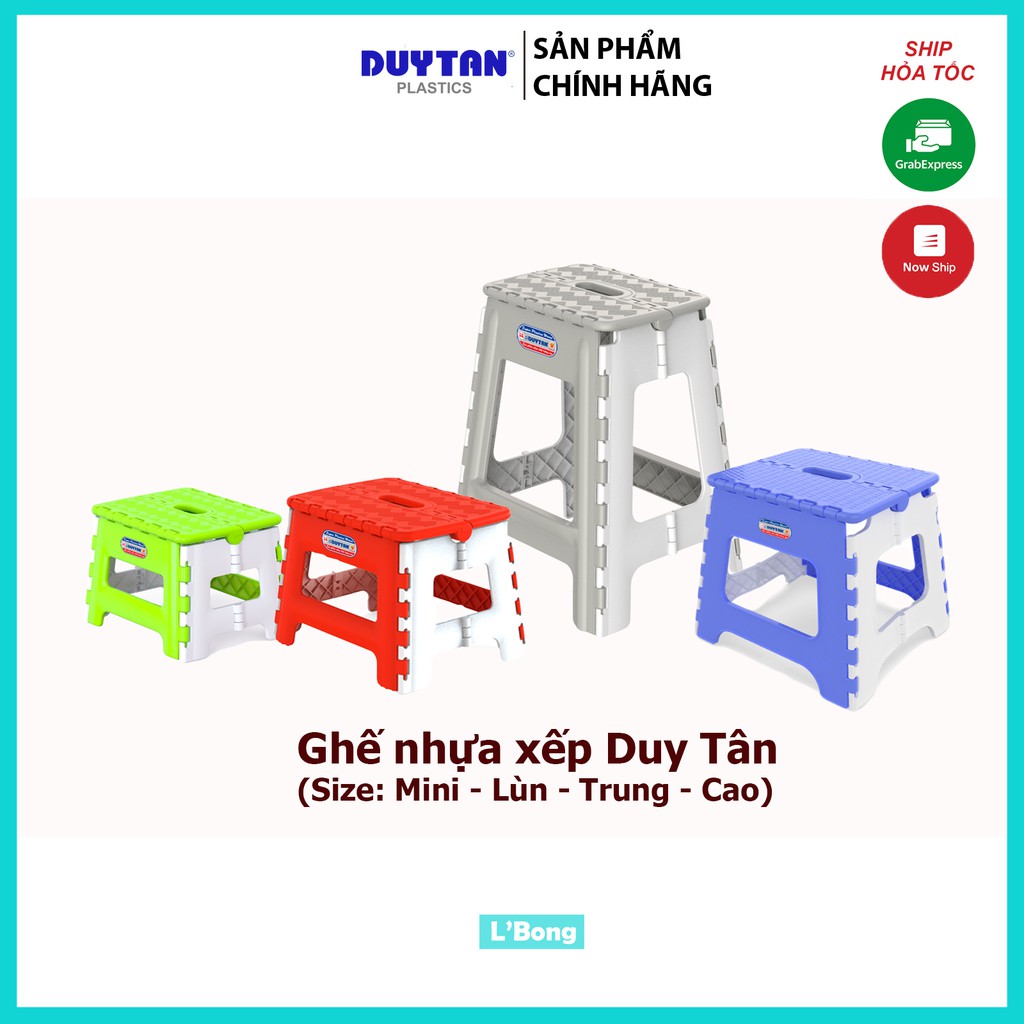 Ghế Nhựa Xếp Duy Tân nhiều màu