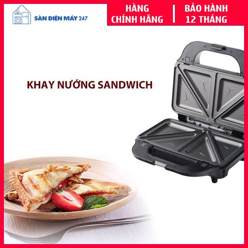 Máy ép bánh mì Tiross TS9655 - Hàng chính hãng - Bảo hành 12 tháng