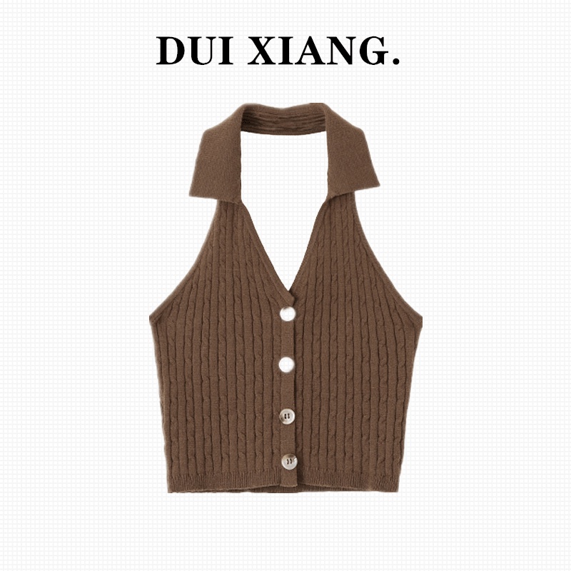 Áo Hai Dây Cài Nút Thiết Kế Mới Thời Trang Mùa Xuân Theo Phong Cách Hàn Quốc Cho Nữ