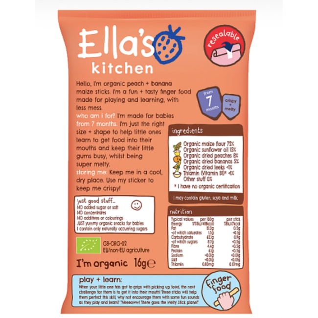 Bánh ăn dặm Ella's Kitchen cho bé từ 6m