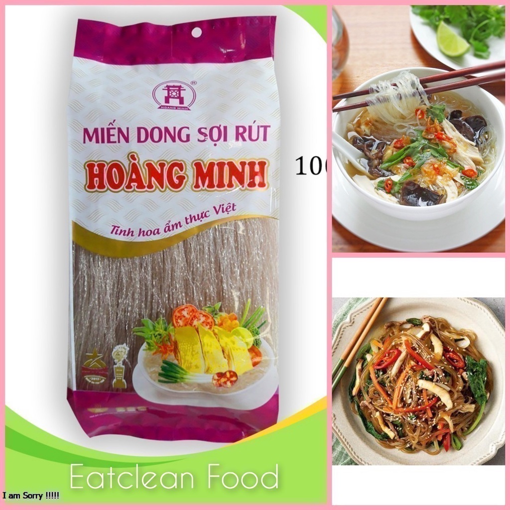 Mì/bún/phở/miến gạo lứt Hoàng Minh eatclean/healthy/giảm cân hàng chính hãng