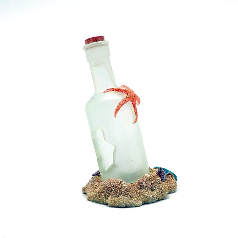 Trang Trí Hồ Cá Chai Thủy Tinh