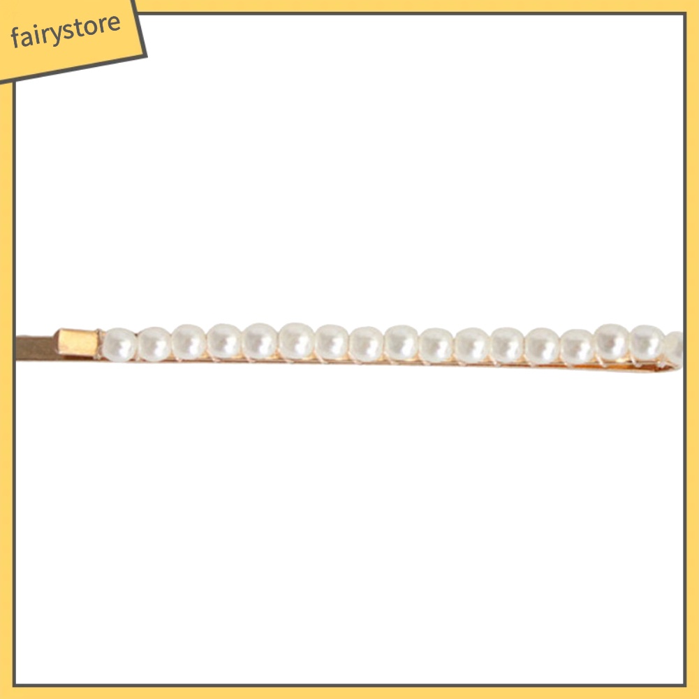 Kẹp Tóc Đính Ngọc Trai Nhân Tạo Thời Trang Dành Cho Nữ