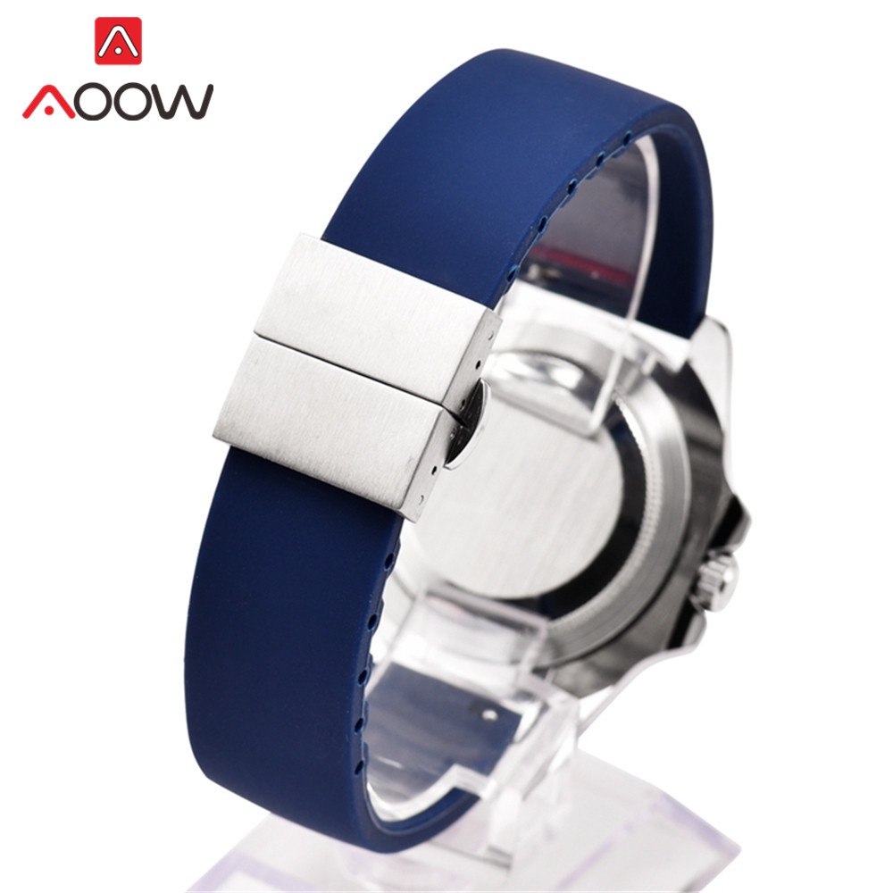 Dây Đeo Đồng Hồ Bằng Silicon Dẻo Chất Lượng Cao 14mm 16mm 18mm 20mm 22mm 24