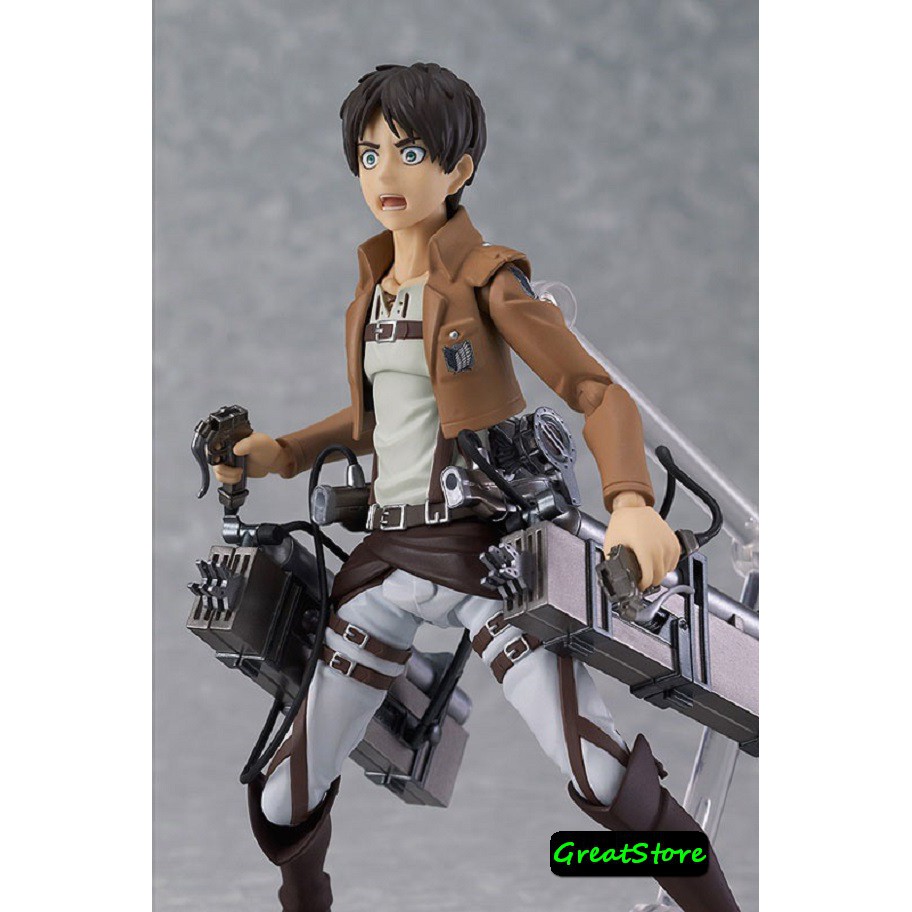 [Mã LIFE0503TOYS1 giảm 10% đơn 150k] ( HÀNG SẴN ) Mô Hình Figma 207 Eren Yeager Figma Attack On Titan Cao 15cm