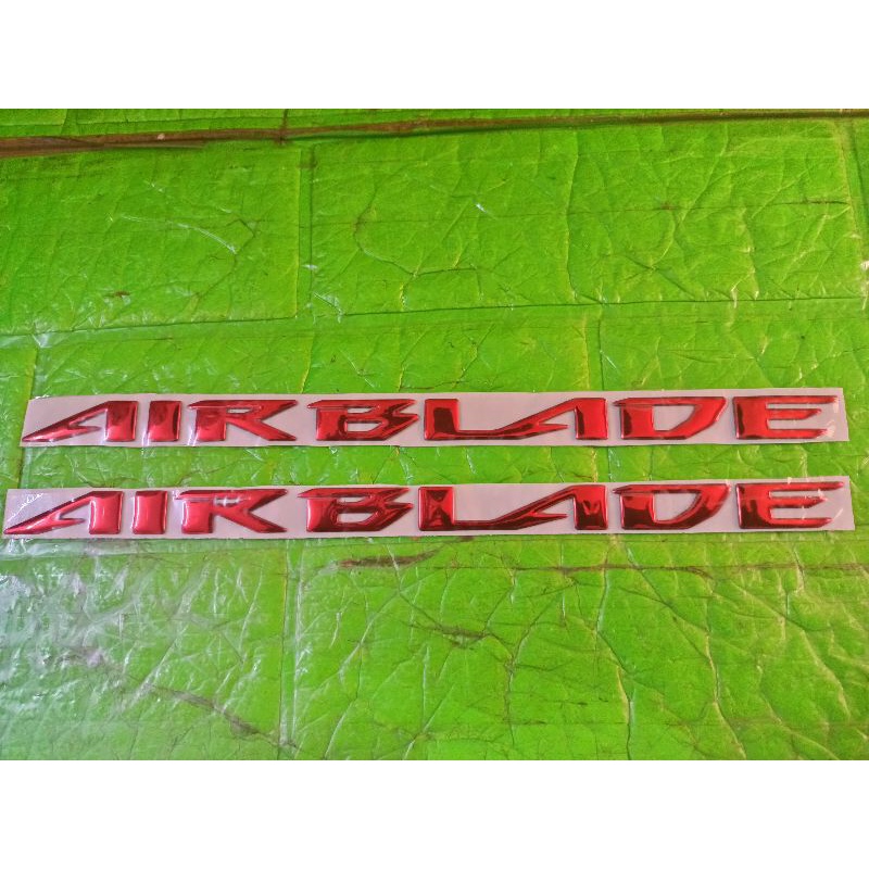 Bộ chữ nổi AirBlade màu đỏ new