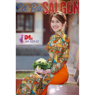 Vải áo dài lập thể 3d