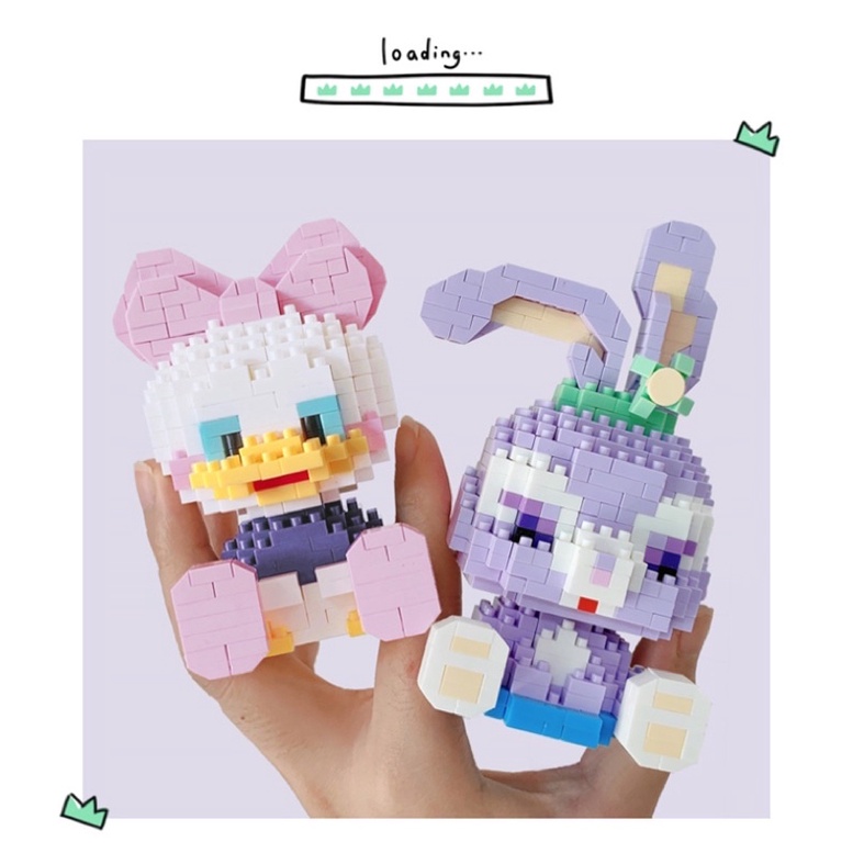 Đồ Chơi Lego 3D Lắp Ráp Mô Hình Nhân Vật Hoạt Hình Đáng Yêu