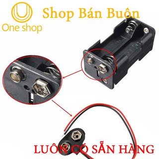 Combo 10 Đầu Nối Pin 9V - Dây Đế Pin 9V Loại Tốt Đầu Da Chống Oxy Hóa Dùng Cho Pin Vuông, Arduino