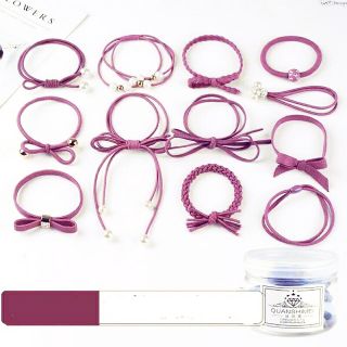 Sét 12 dậy buộc tóc.nhiều kiểu dáng siêu dễ thương đựng trong hộp