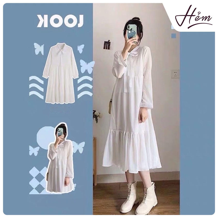 [SALE MÙA DỊCH] Đầm Babydoll Nơ Ngực Cực Xinh Xắn Cute Cho Các Chị Em, Giá Gốc Tận Xưởng, Ưu Đãi Lớn