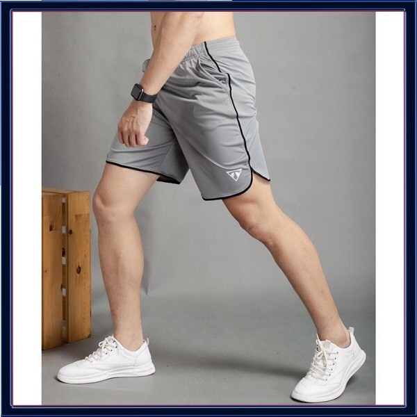 Quần Đùi Thể Thao Nam Line Bầu Vải Thun Lạnh Ts (Nhiều Màu) [NUTTY] quần short thê thao, quần tập gym cao cấp | BigBuy360 - bigbuy360.vn