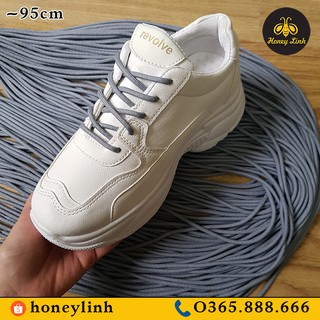 DÂY GIÀY TRÒN MÀU XÁM ~95cm