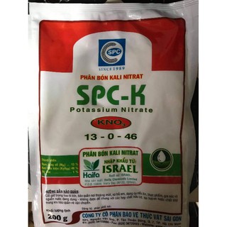 Phân bón lá kali nitrat spc k kno3 13-0-46 túi 200g