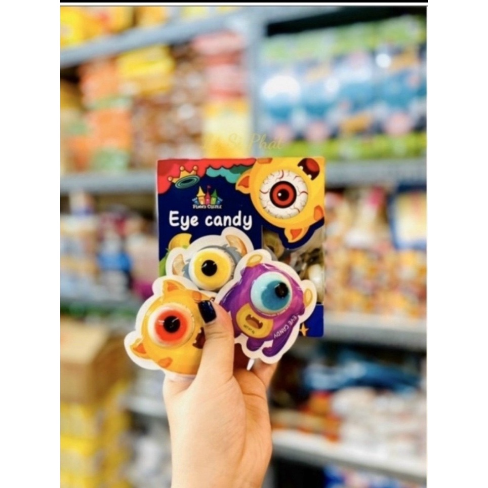 [ Trẻ em sáng tạo ] Combo 10 cái kẹo dẻo mắt Eye candy ngộ nghĩnh đáng yêu