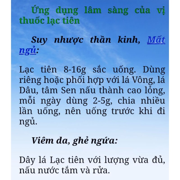 ☑️1KG Cây nhãn lồng, chùm bao, lạc tiên khô giúp ngủ ngon