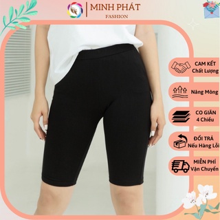 Quần legging đùi - Xuất Hàn cho nữ nâng mông, tôn dáng, siêu co giãn