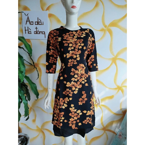 Áo dài cách tân liền váy