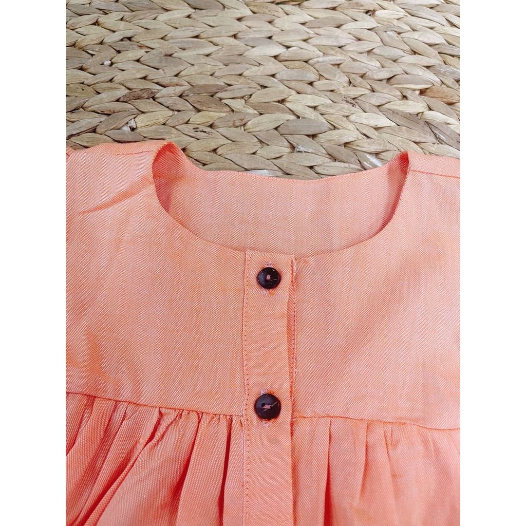 Đầm Babydoll Tay Ngắn Nhiều Màu Sắc Cho Bé Gái 9kg-46kg Sora Chan - M120,M121,M122