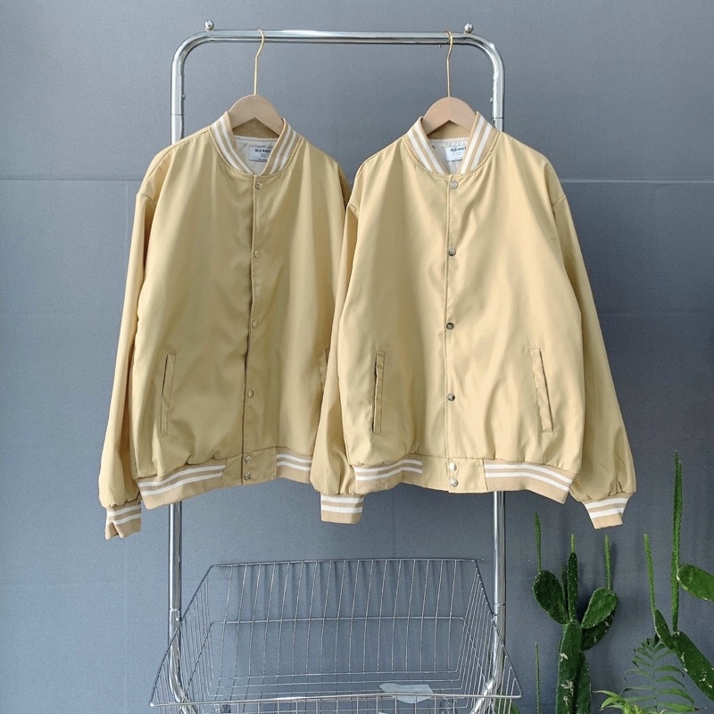 ÁO BOMBER DÙ TRƠN BASIC FORM UNISEX NAM NỮ (hình chụp thật)