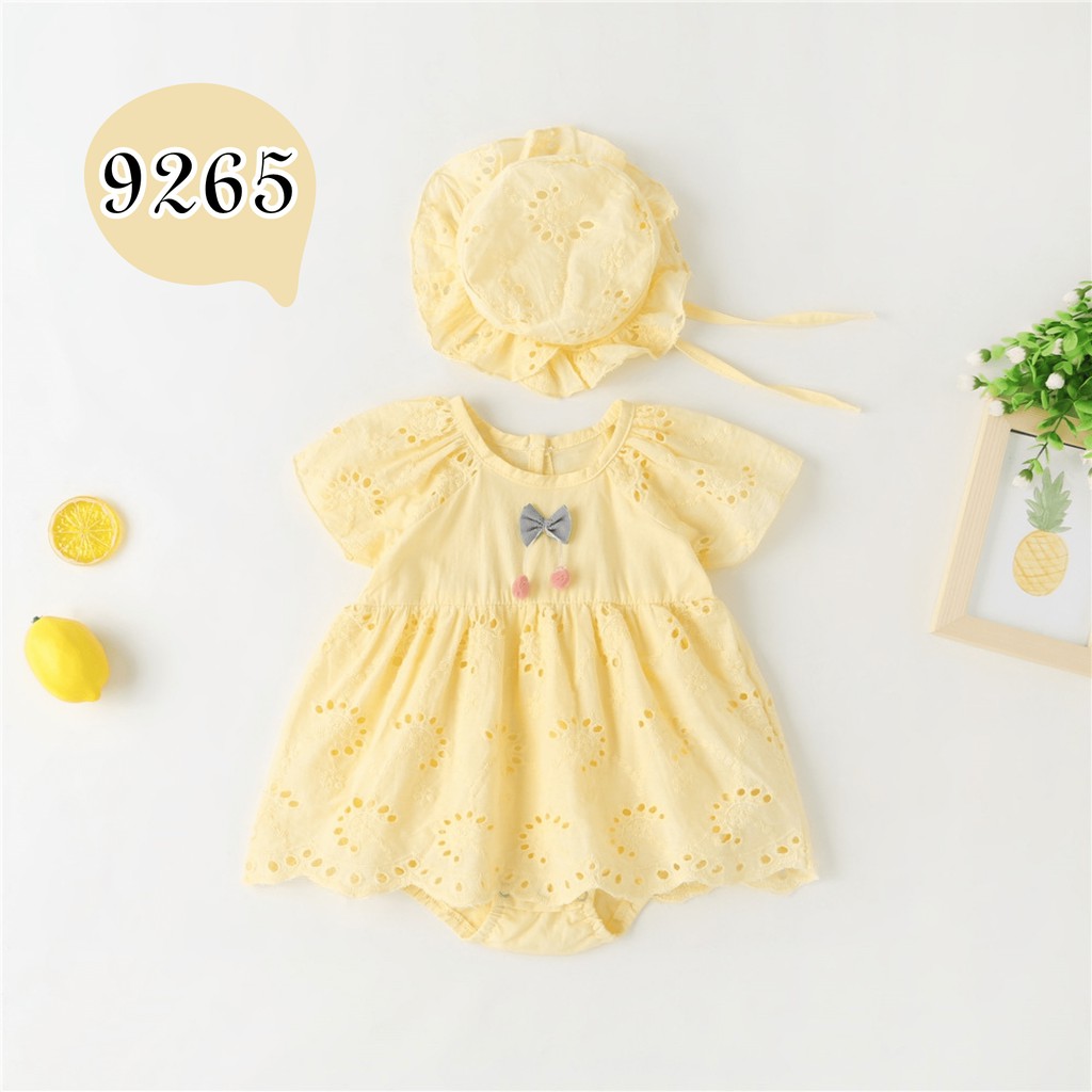 SET BODY VÁY BÉ GÁI KÈM NÓN NHIỀU MẪU DỄ THƯƠNG CHO BÉ TỪ 6-13KG