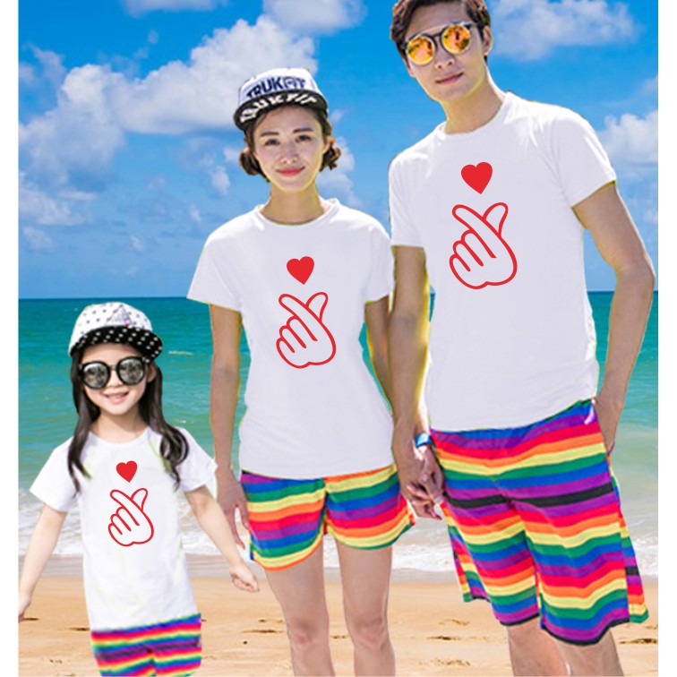 Áo gia đình thả tym đẹp