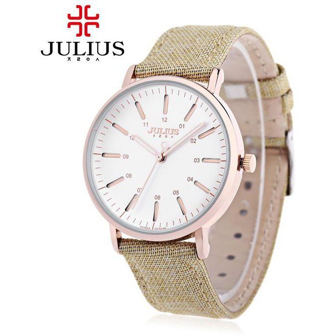 Đồng hồ nữ JULIUS JA910 dây da phối vải